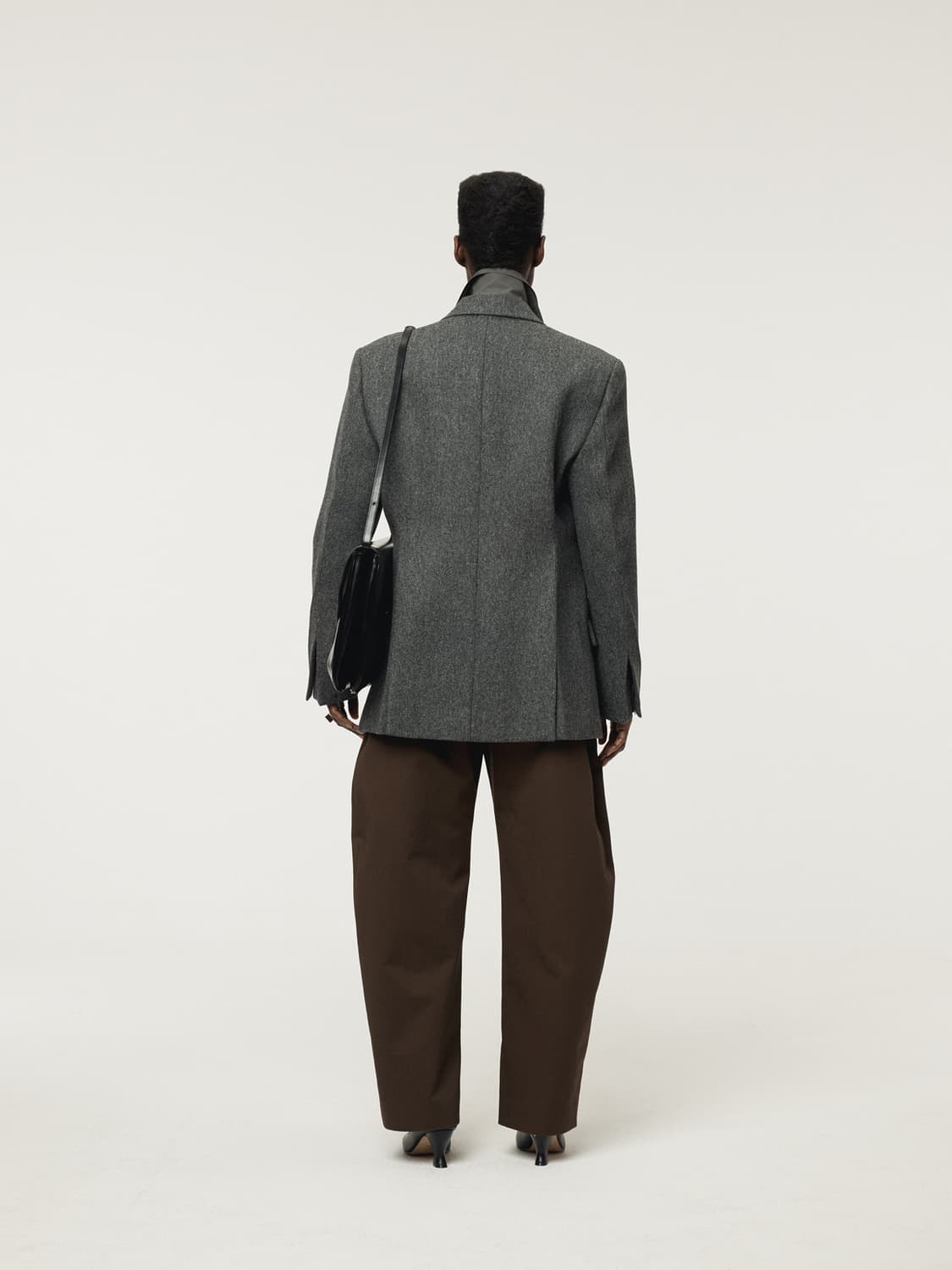 렉토 RECTO 더블 브래스티드 테일러드 울자켓 그레이 상품이미지4