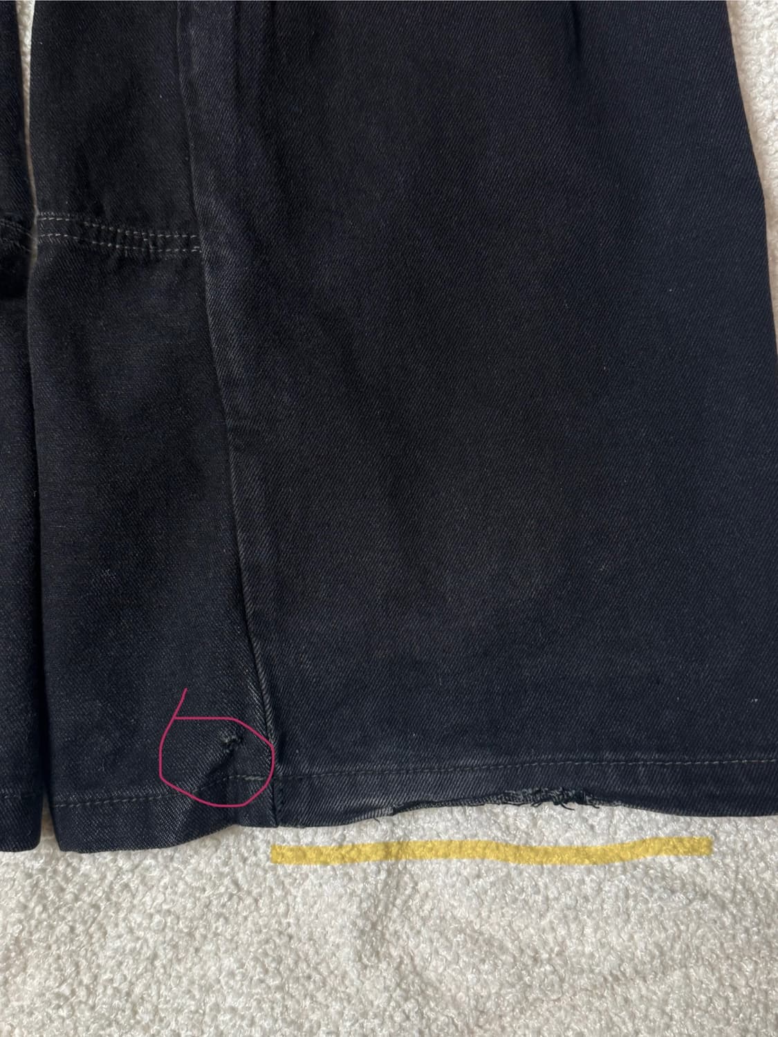 (착샷0)ETCE CURVED PANEL DENIM PANTS 2.0 L 상품이미지7