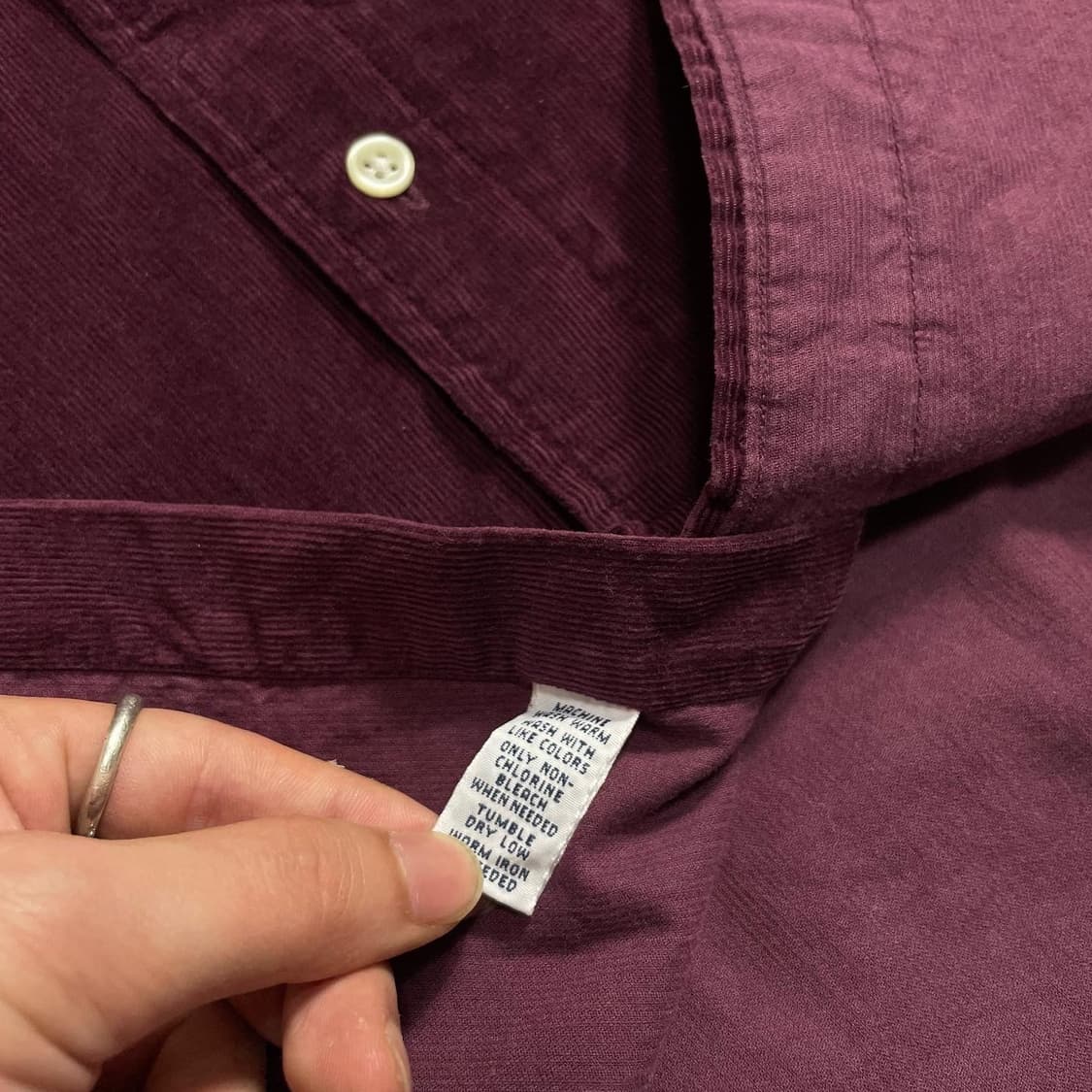 폴로 와인 코듀로이 솔리드 셔츠 상품이미지6