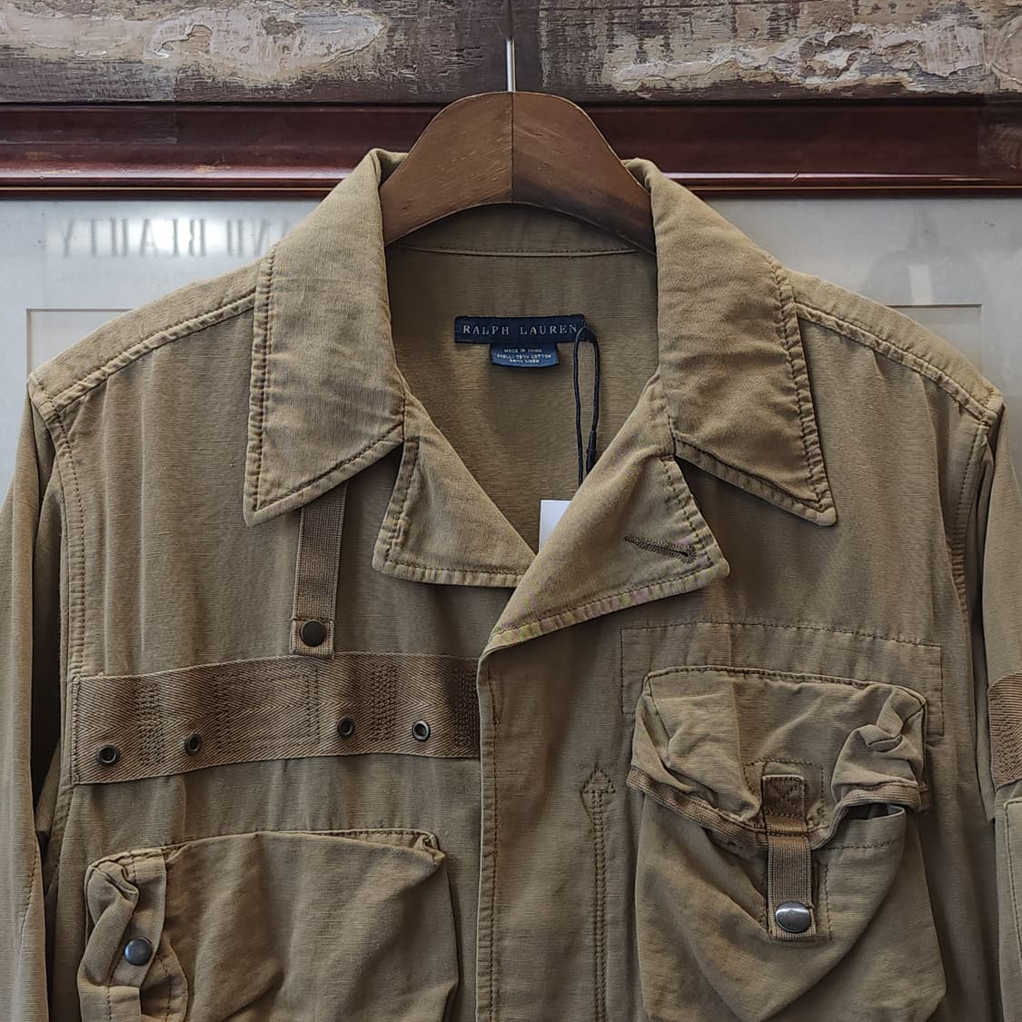폴로 랄프로렌 여성용 피싱 헌팅 포켓 스포츠맨 린넨 필드자켓 6 상품이미지4