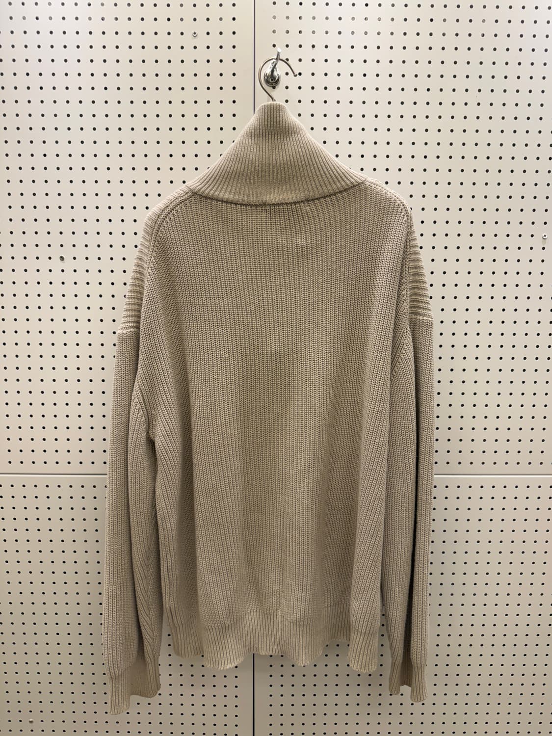 키뮤어 하프집업 니트 베이지 U892 상품이미지3