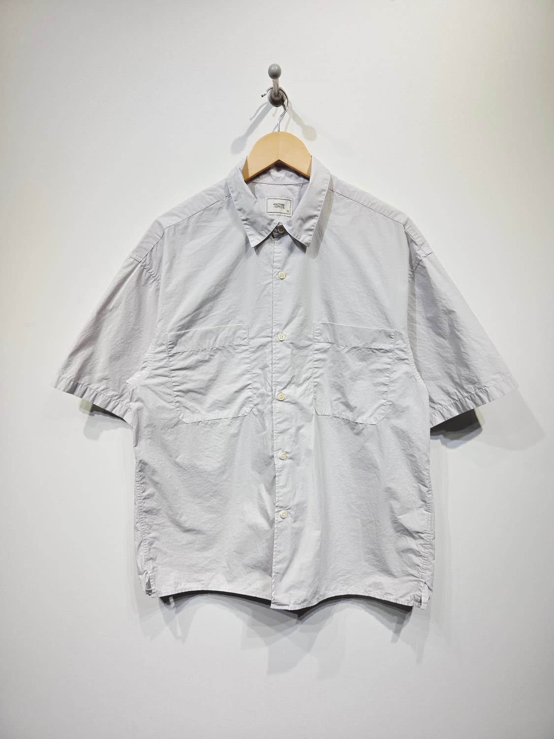 어나더오피스 라이터 셔츠 도브그레이 상품이미지2