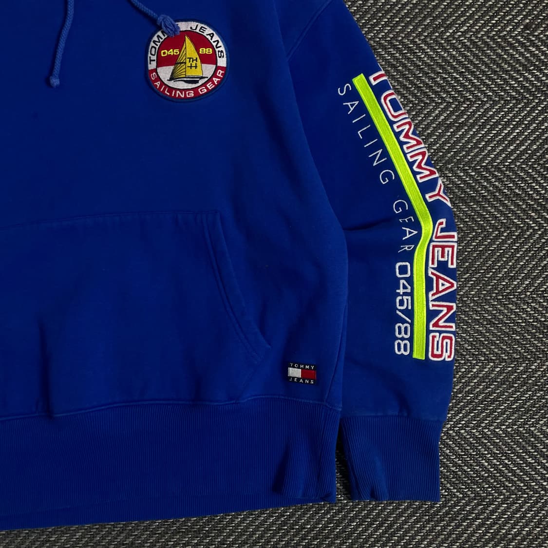 타미힐피거 세일링기어 빅로고 후드 티셔츠y 3300 상품이미지4