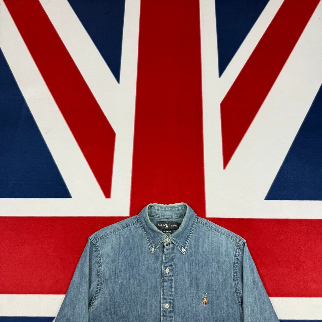 폴로 데님 셔츠 S 실측 M  상품이미지2