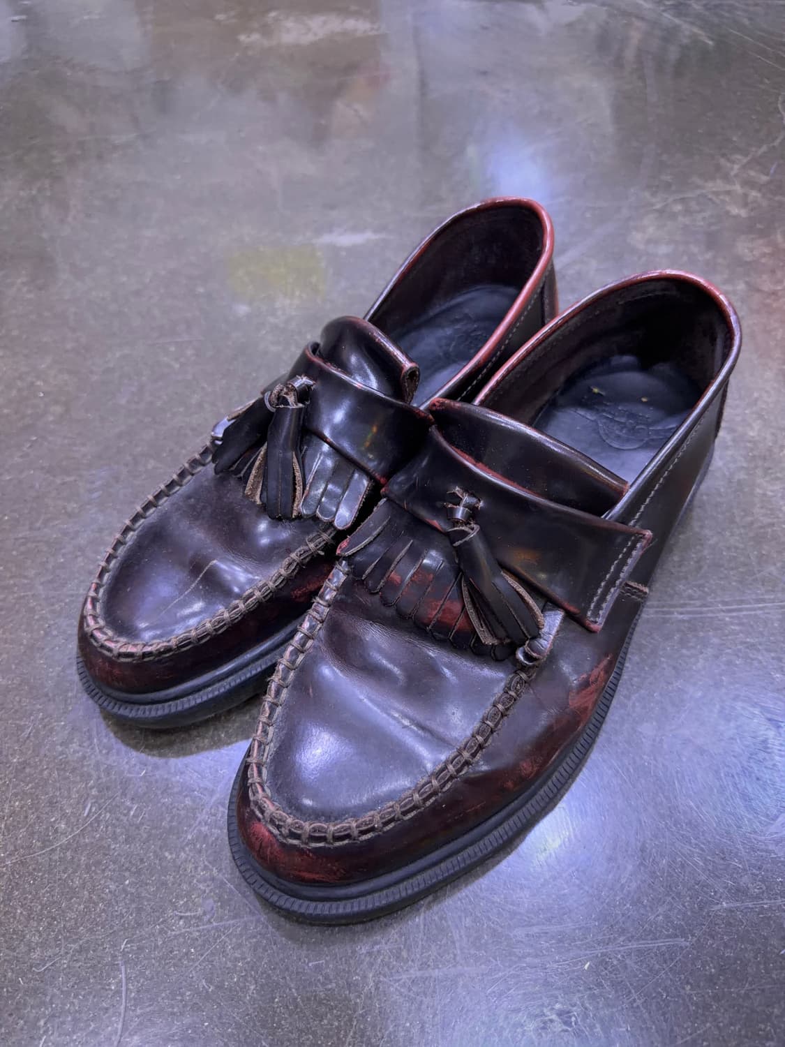 닥터마틴 아드리안 테슬 로퍼 체리레드 250 상품이미지1