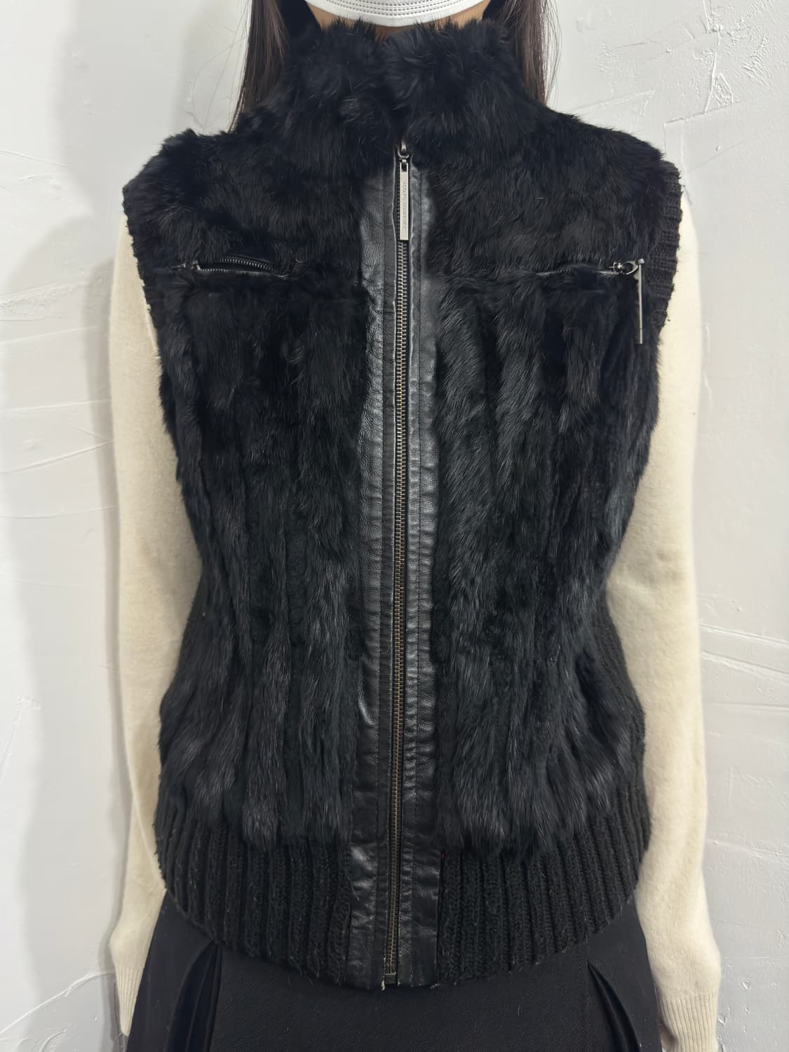 adolfo dominguez fut detail vest zipup 상품이미지1