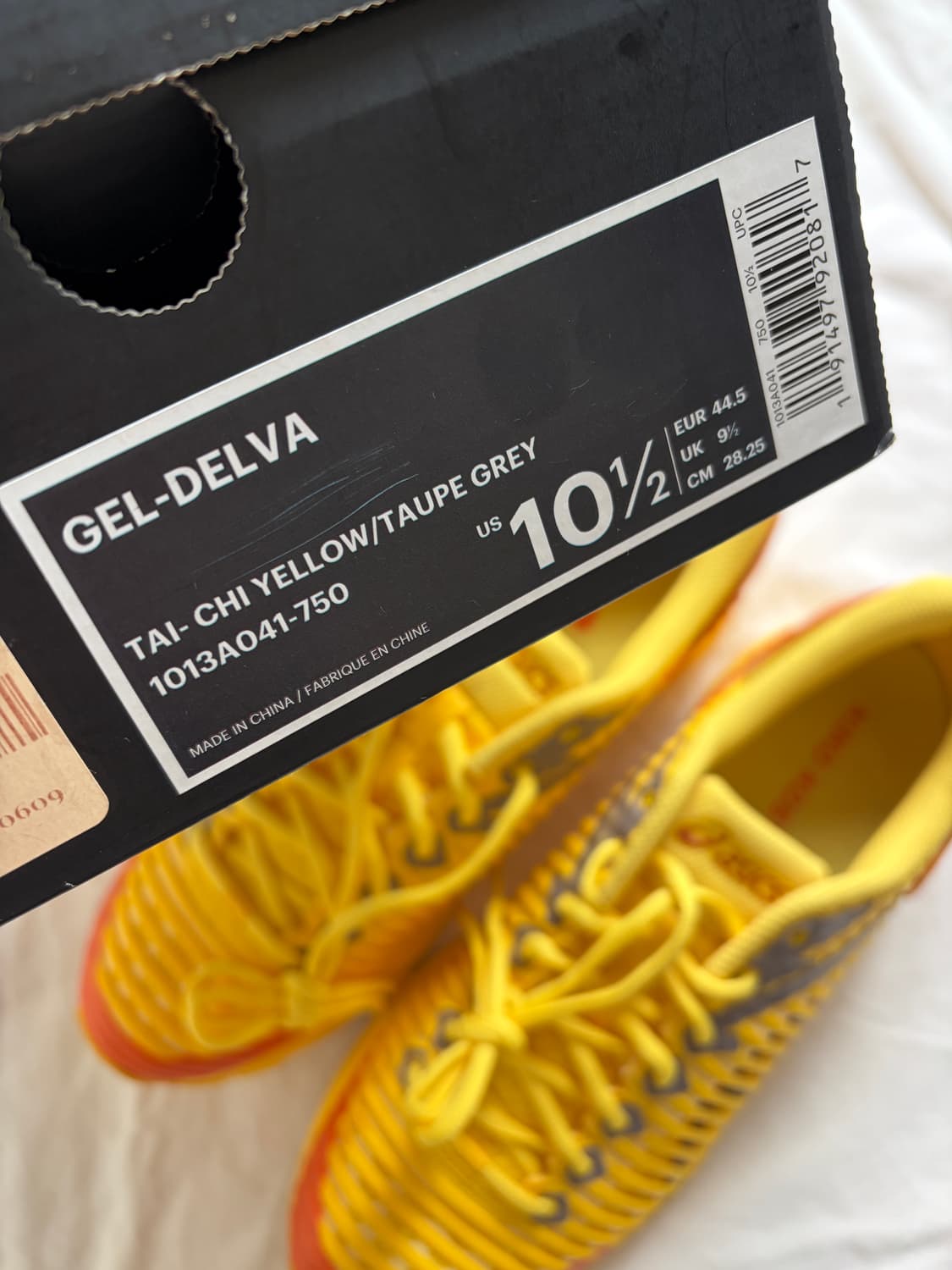 아식스 x 키코 코스타디노브 젤 델바 1 옐로우 Asics x kiko 상품이미지8