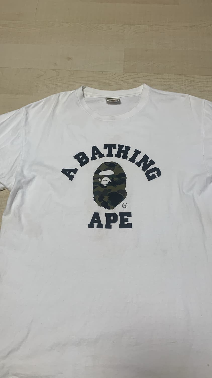 BAPE 1st Camo College T-Shirt 상품이미지1
