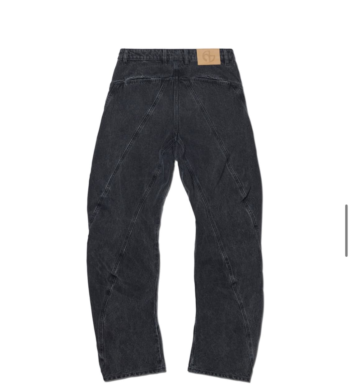 노메뉴얼 흑청 데님 24fw T.S DENIM PANTS 상품이미지3