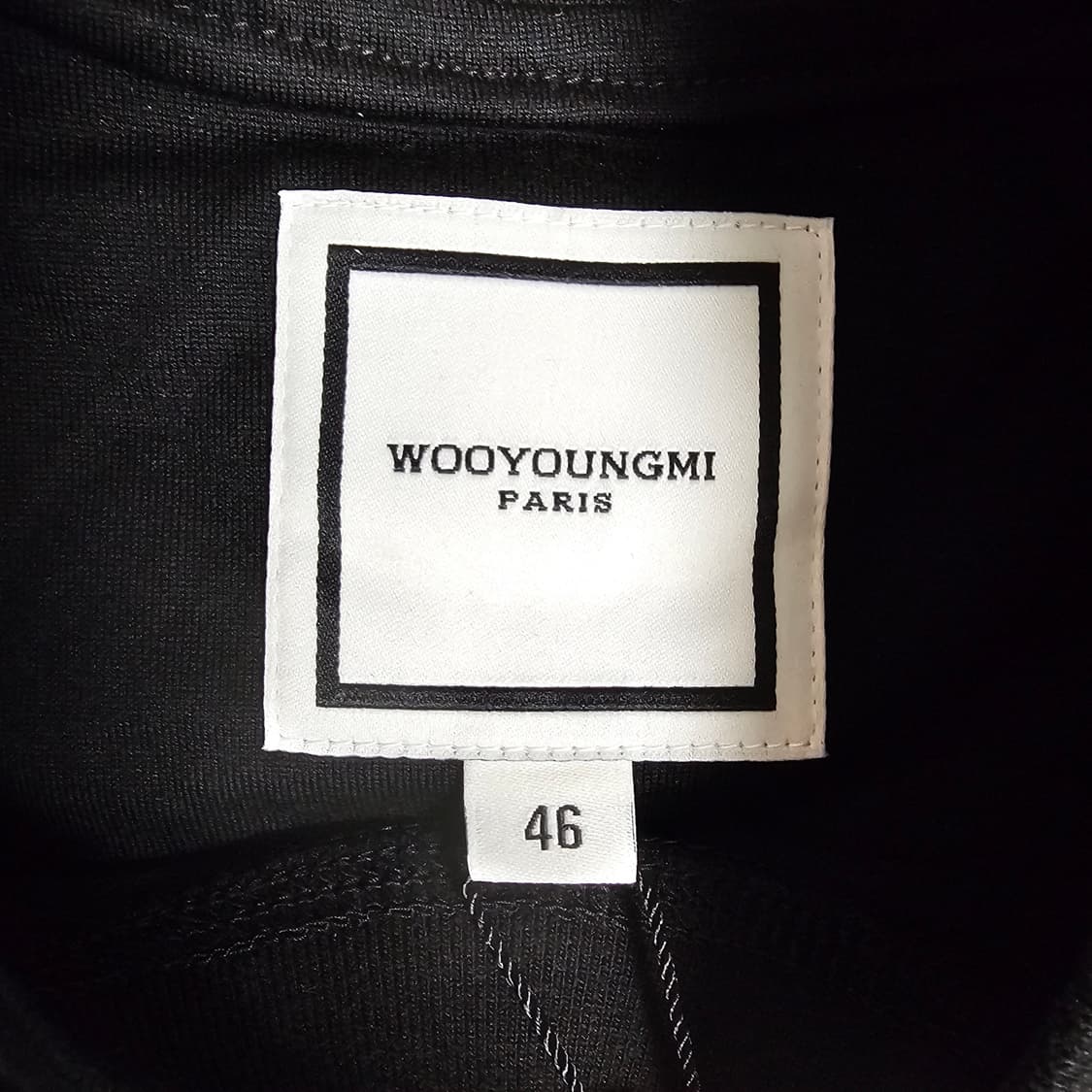 46 새제품) 우영미 자수 스퀘어 라벨 25FW 반팔 티셔츠 95 100 상품이미지7