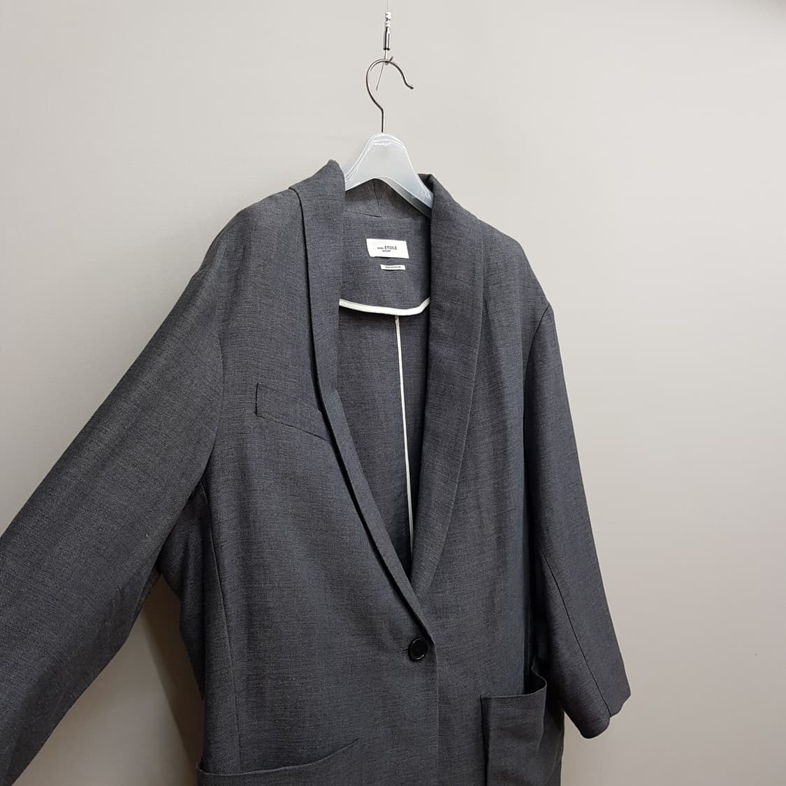 이자벨마랑 린넨 블렌드 오버핏 자켓 34사이즈 상품이미지3