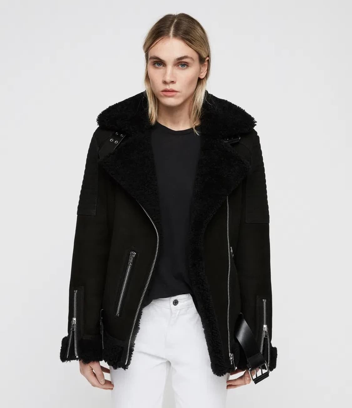 올세인츠 GARRIX 무스탕 상품이미지1