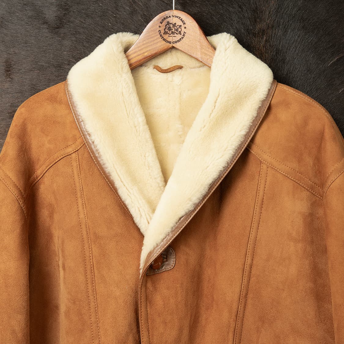 [105] 80s 발리 BALLY 스웨이드 시어링 코트 무스탕  상품이미지5