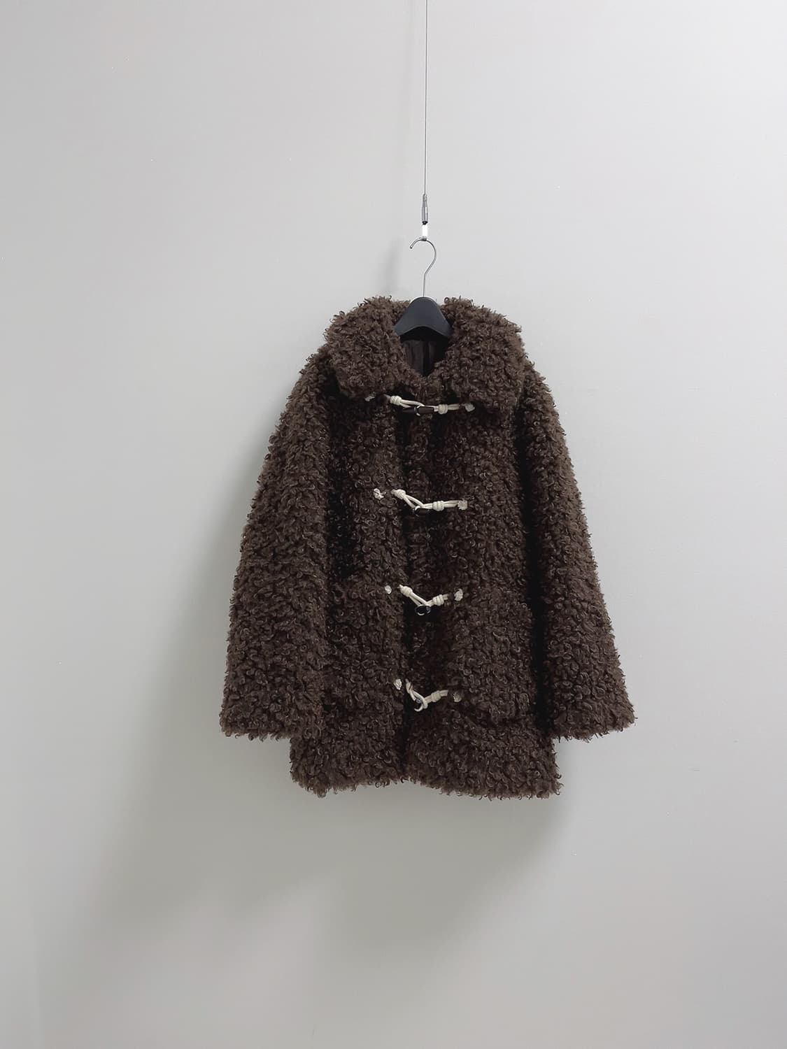 마이스 래글런 퍼 더플 코트 상품이미지6