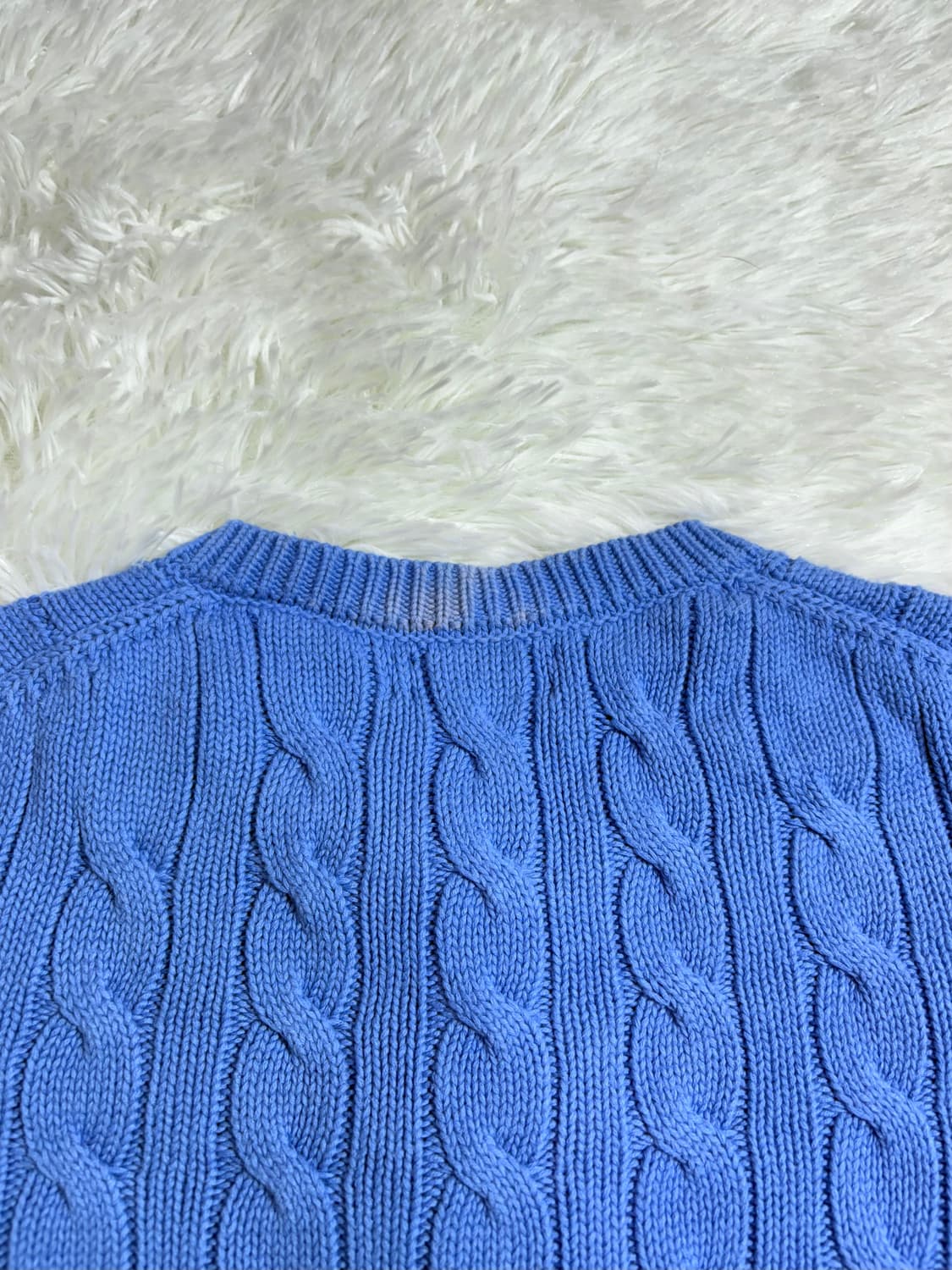 폴로 랄프로렌 큐알 포니 꽈배기 가디건  상품이미지7