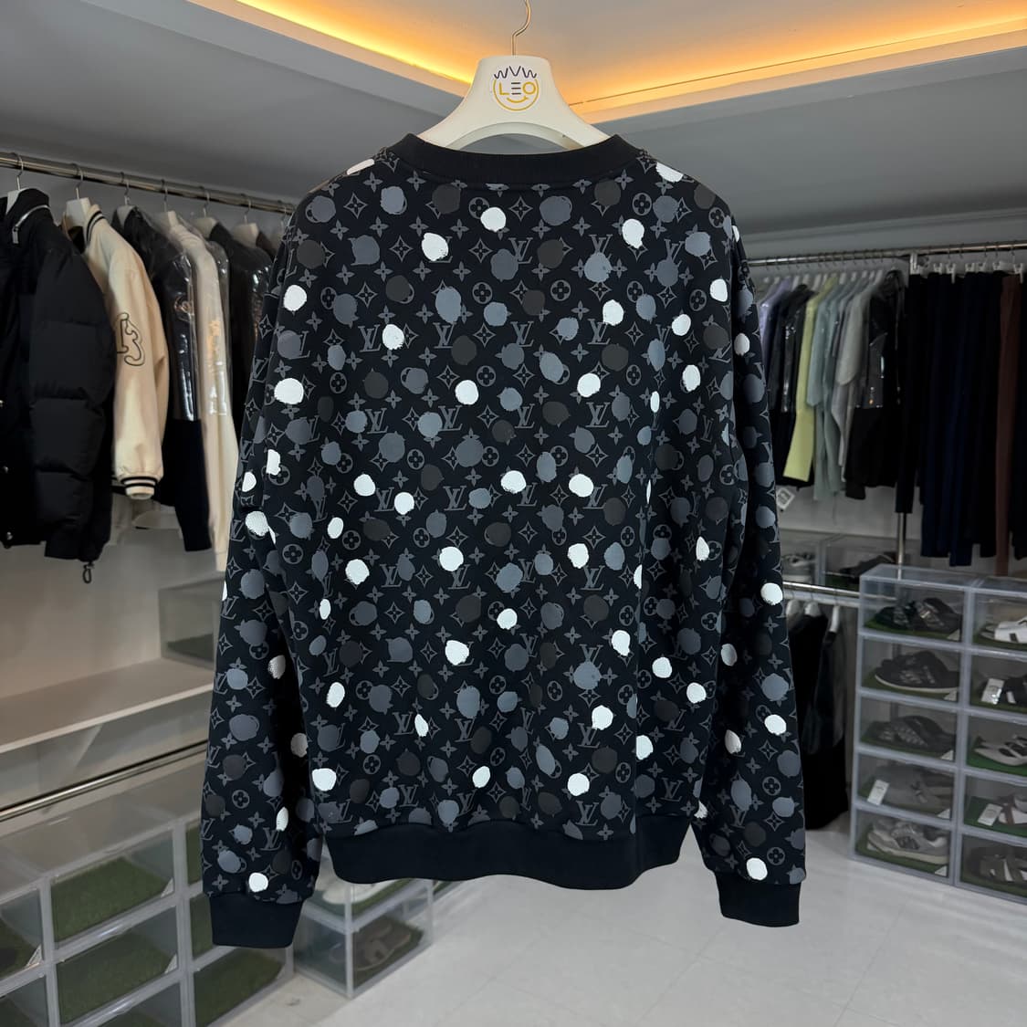 [리오브] 루이비통 X 쿠사마 야요이 도트 모노그램 맨투맨 상품이미지2