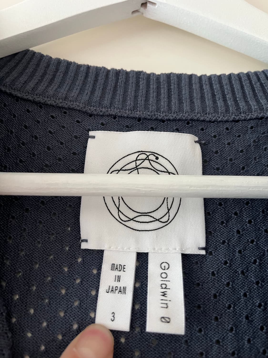 골드윈0 사이클링 니트 집업 상품이미지4