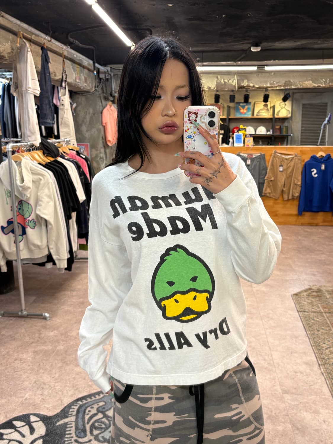 휴먼메이드 오리 덕 롱슬리브 #csz4337 상품이미지4