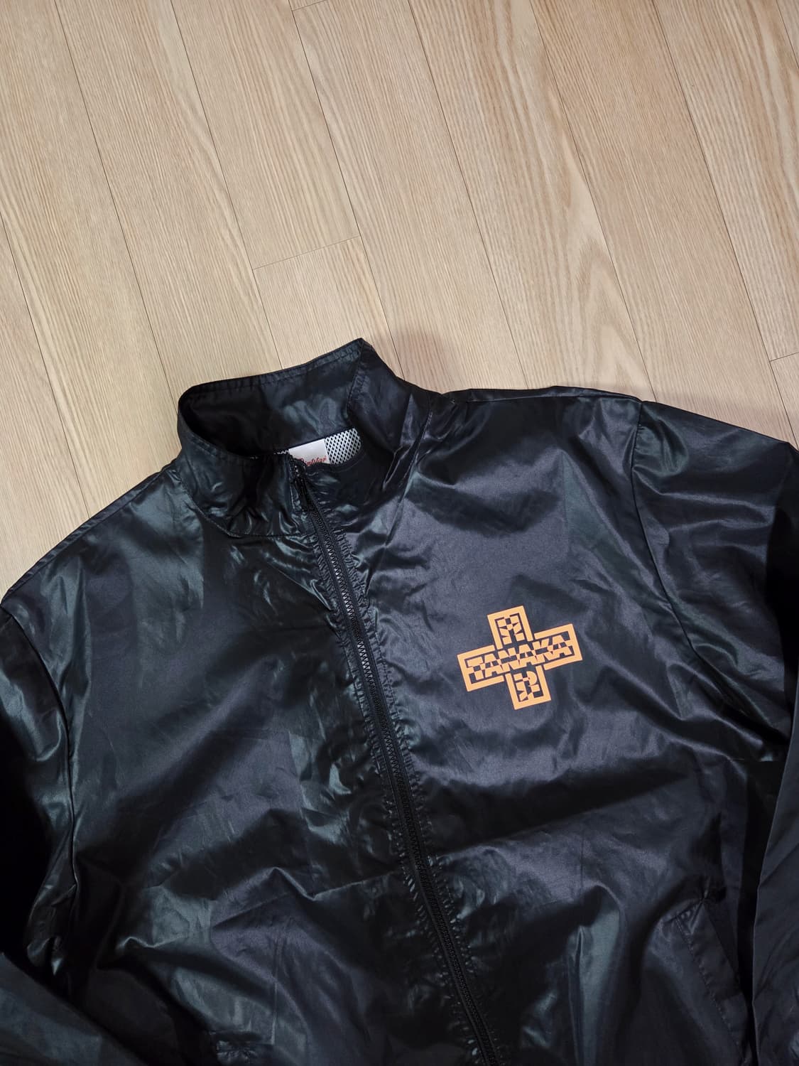 Printstar 블랙 윈드 브레이커 하이넥 점퍼 재킷 상품이미지2