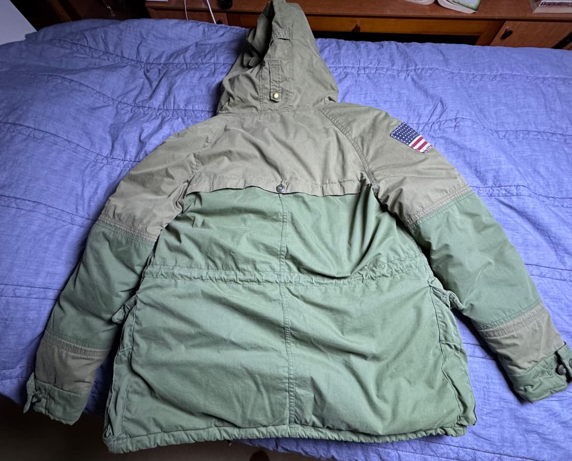 폴로 밀리터리 성조기 다운패딩 상품이미지2