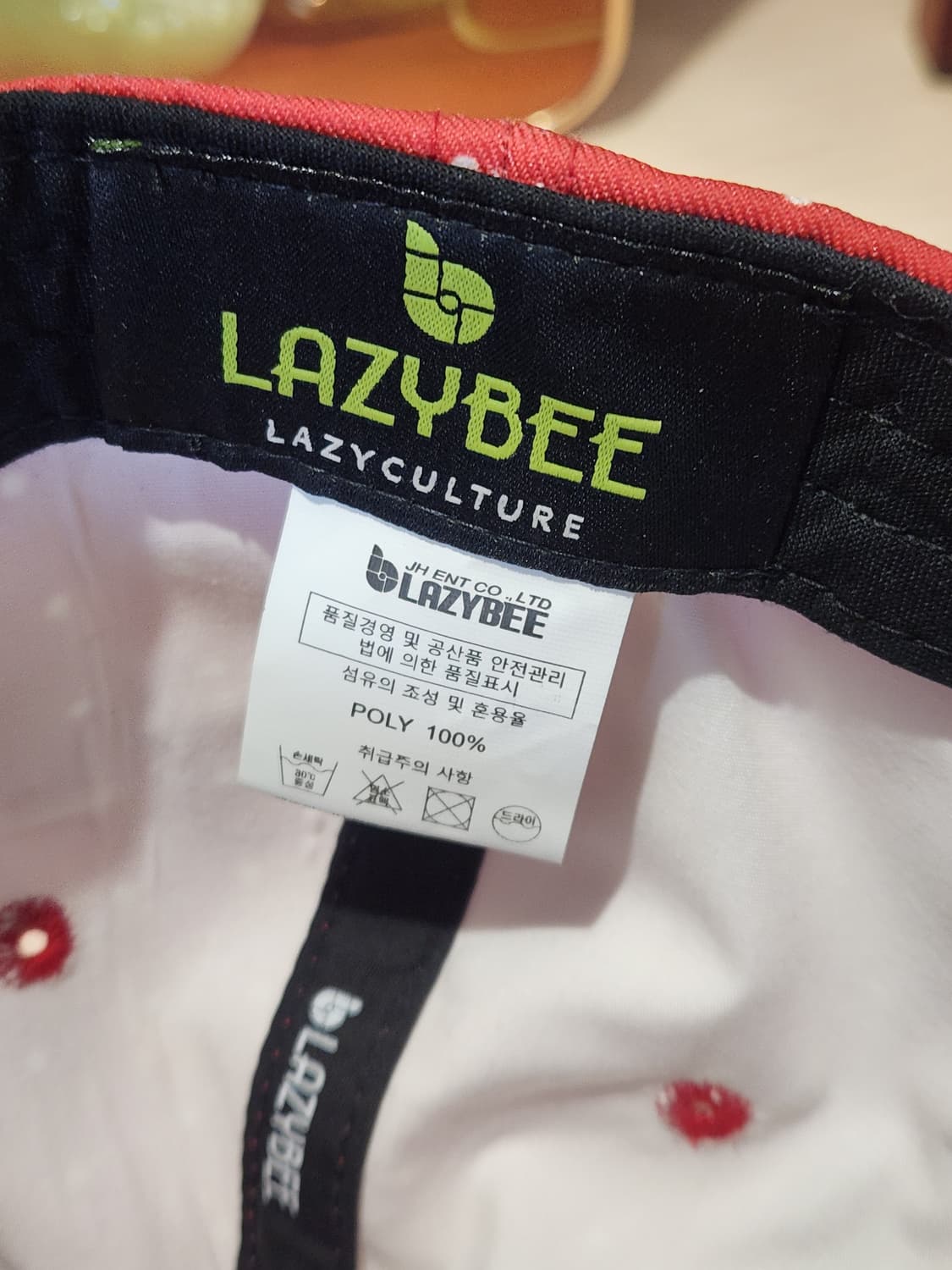 “🍓 레드 도트 캡 / 키치 감성 찜템” 상품이미지6