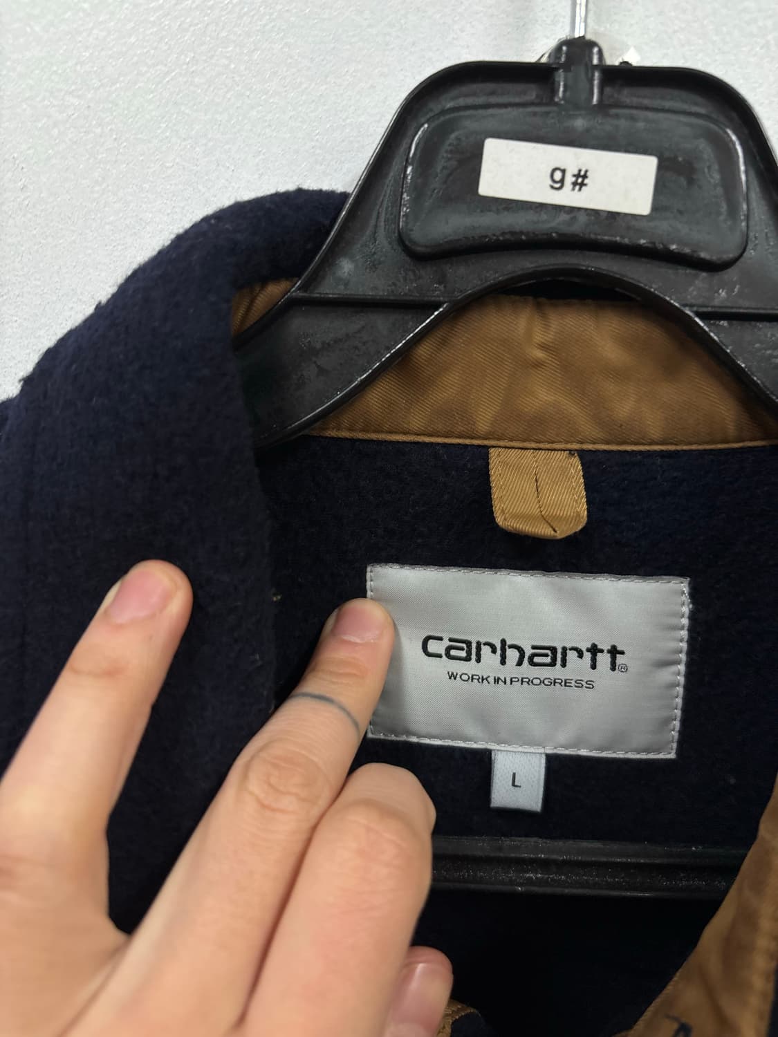 칼하트 워크 울 자켓 상품이미지4