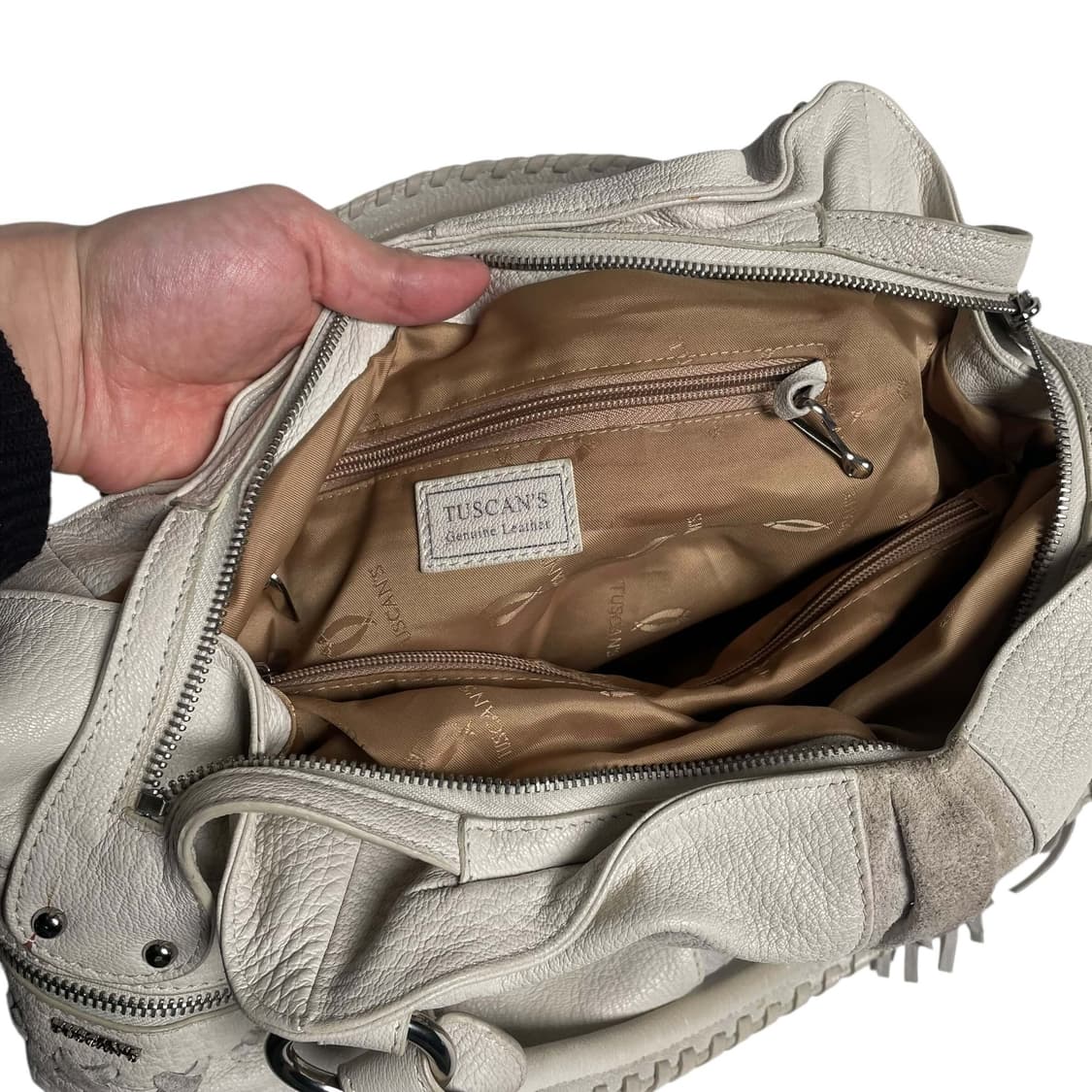 Tuscan's 테슬 레더 백 상품이미지8