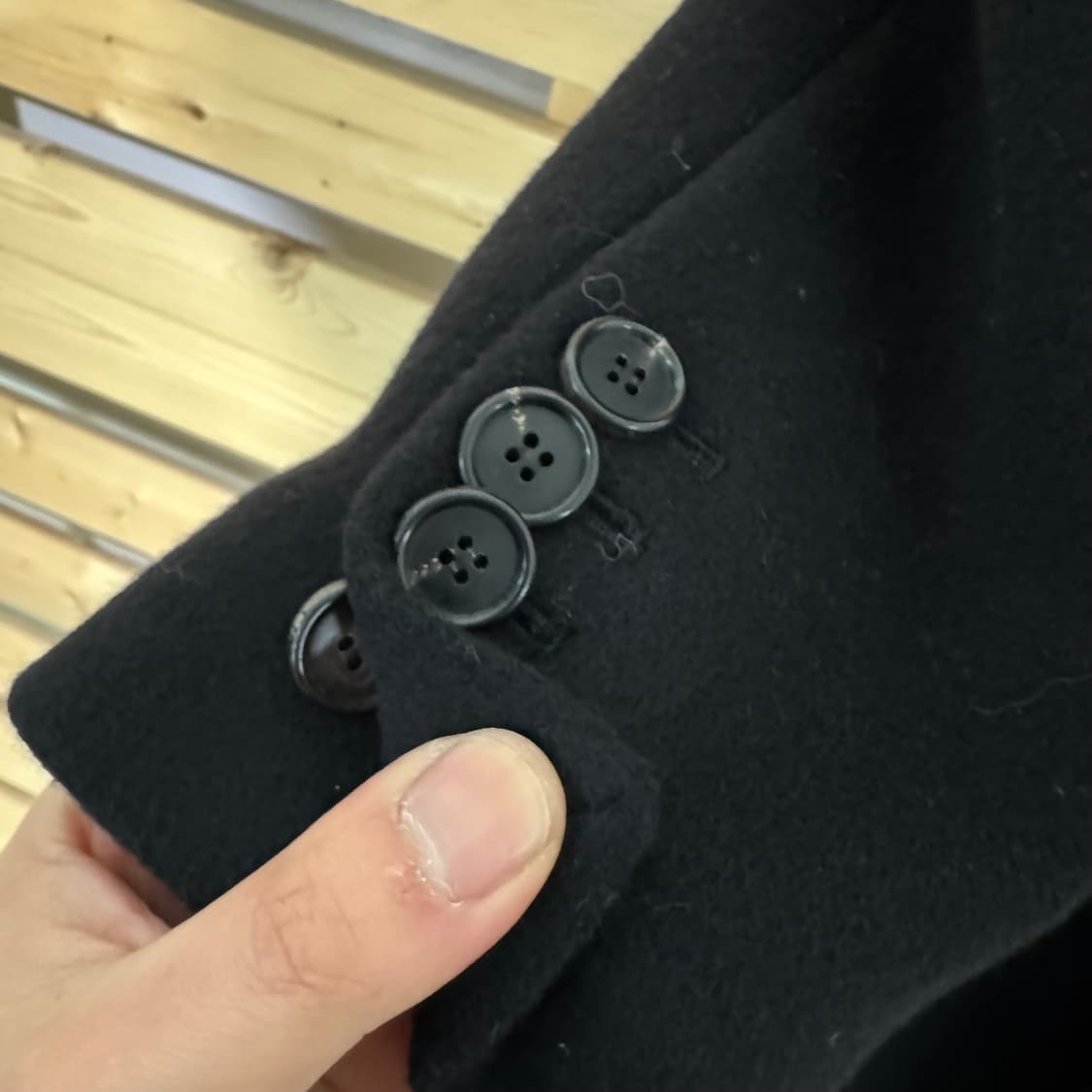 준지 캐시미어 코트 상품이미지3