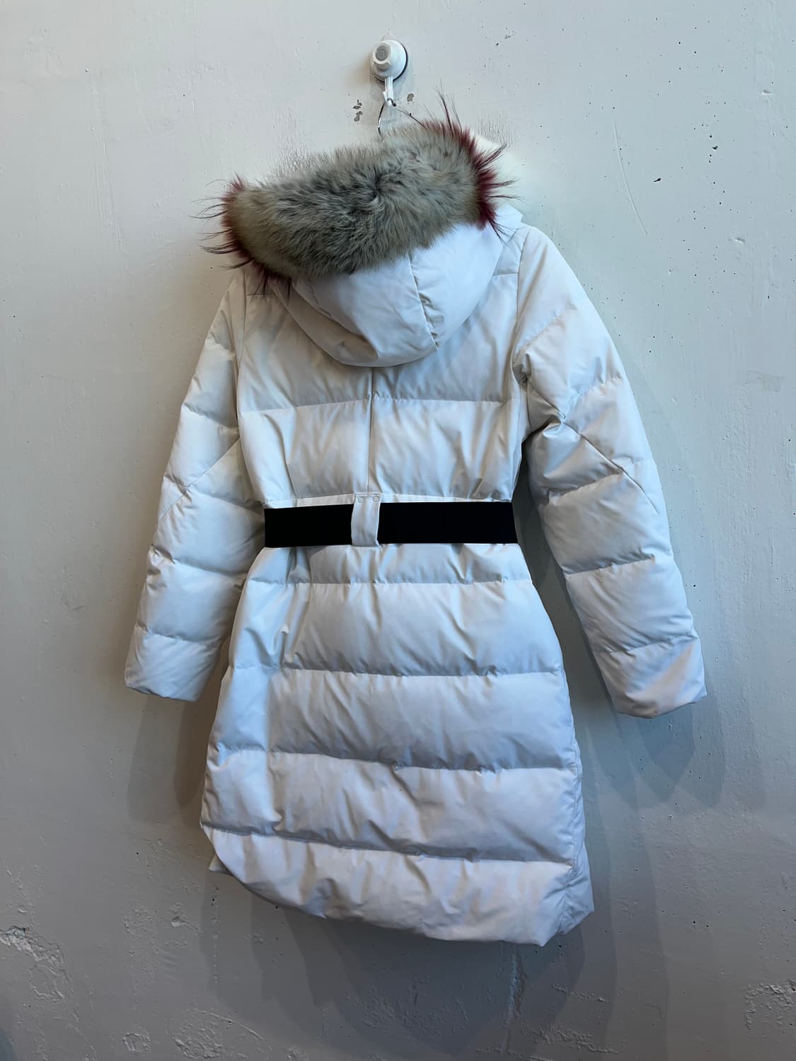 캘러웨이 폭스퍼 구스다운 벨티드 롱패딩 우먼즈 90 상품이미지5