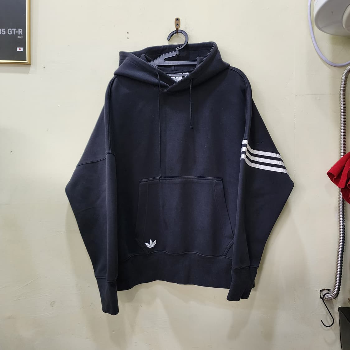[S] 아디다스 오리지널 삼선 후드 (블랙) 상품이미지1
