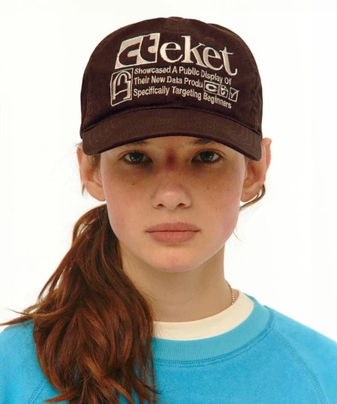 테켓 볼캡 모자 브라운  상품이미지1