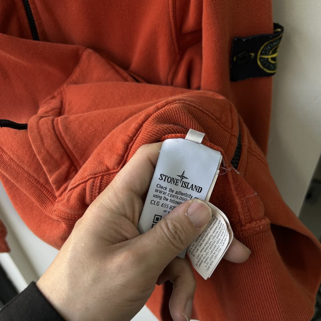 16136 - 스톤아일랜드 와펜 후드 집업 상품이미지4