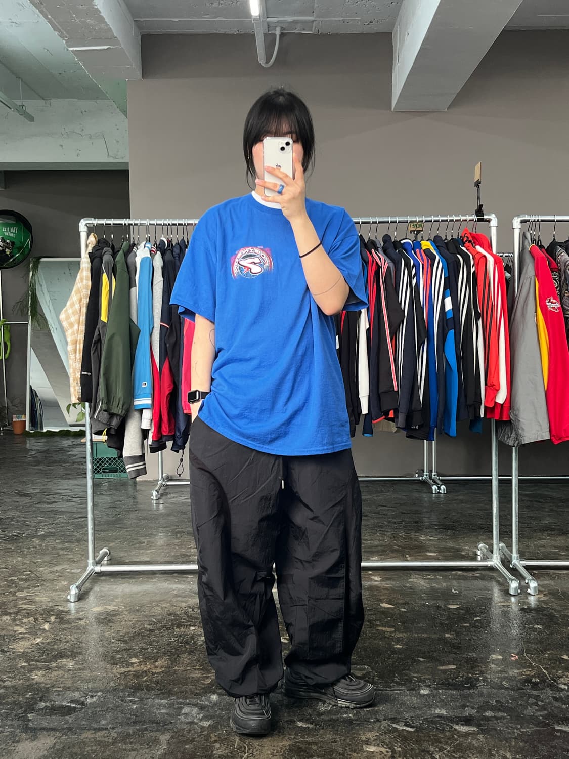 빈티지 레이싱 프린팅 반팔 티셔츠  상품이미지3