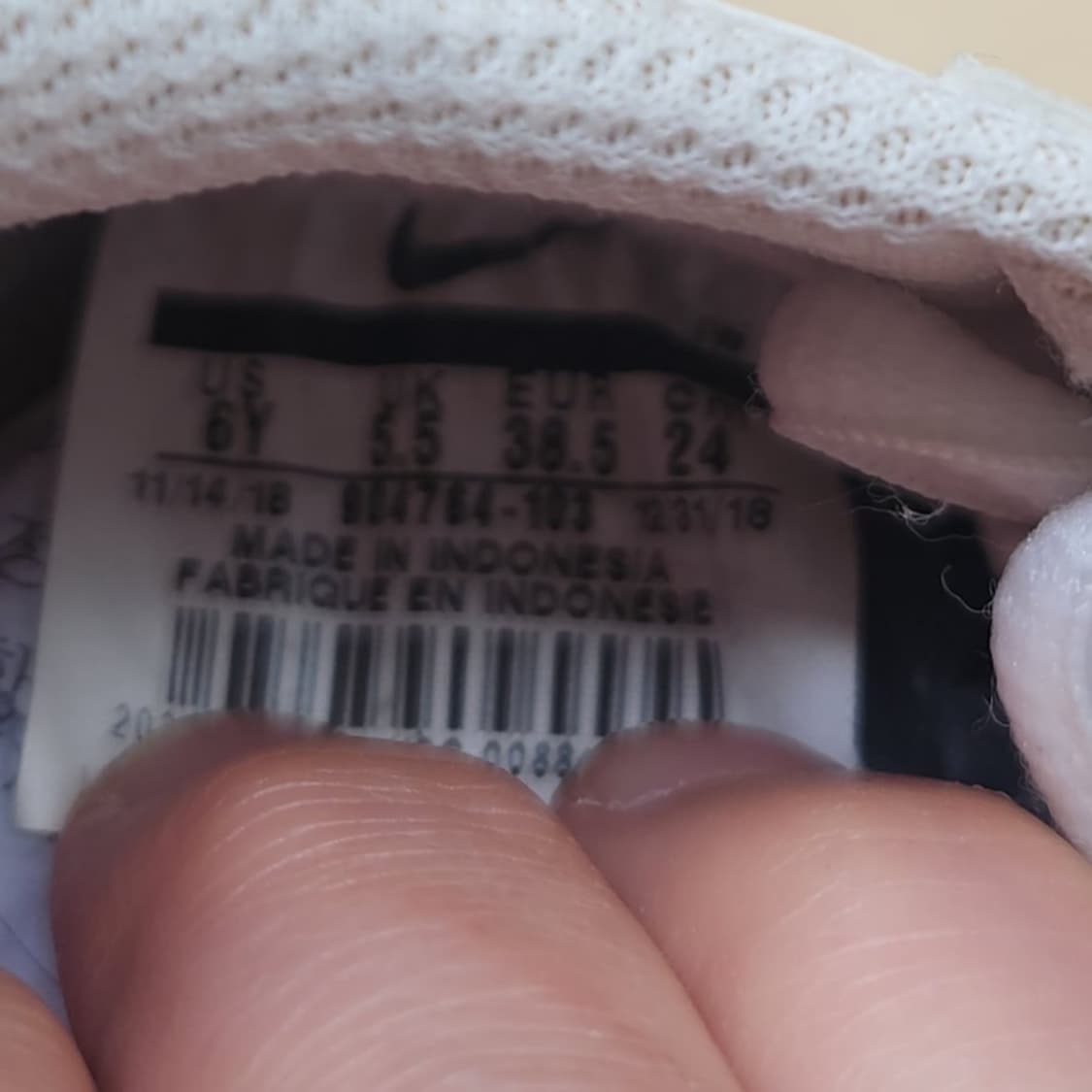 나이키 코르테즈 흰빨파 여성운동화240  상품이미지6