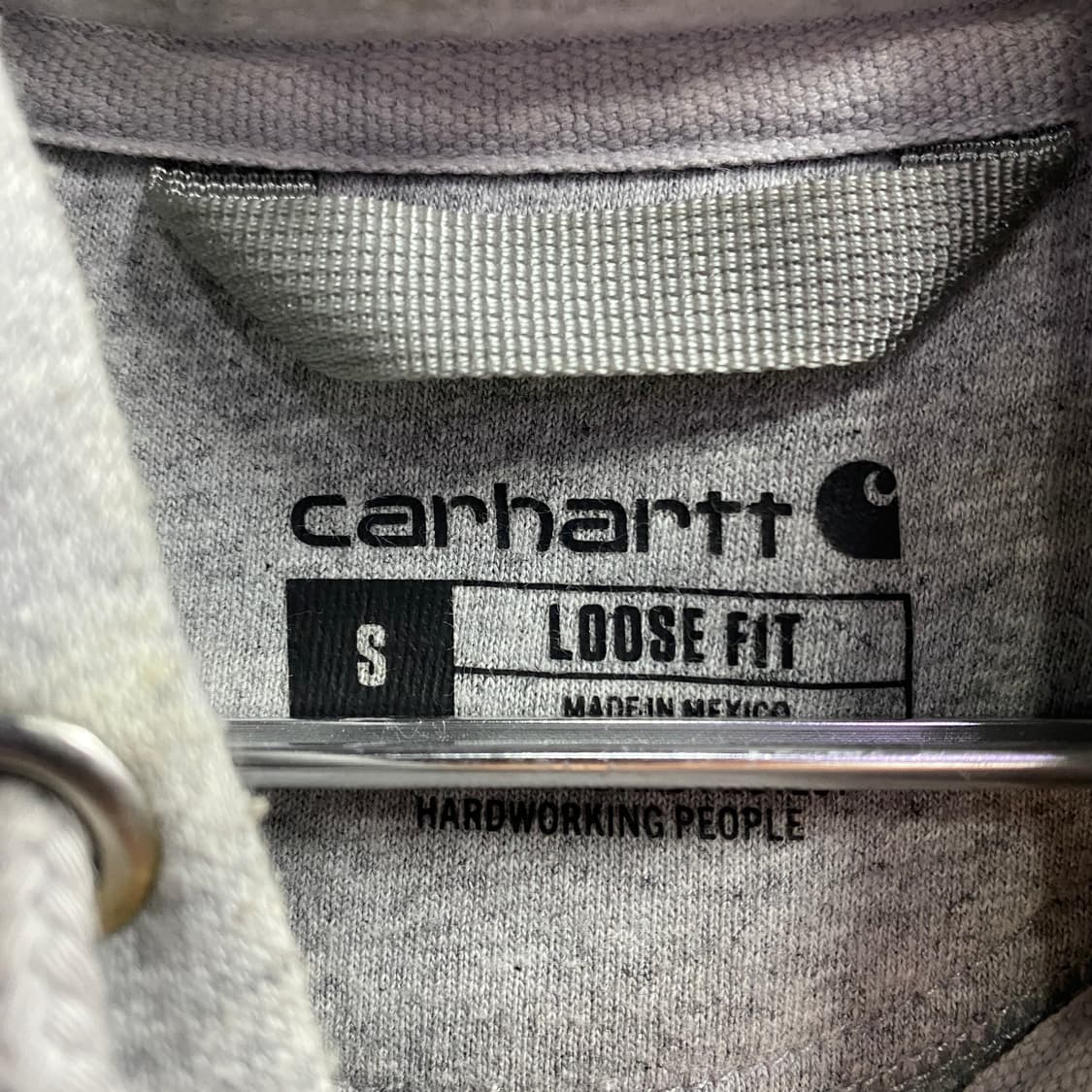 칼하트 미드웨이트 그레이 후드집업 B3629 상품이미지4