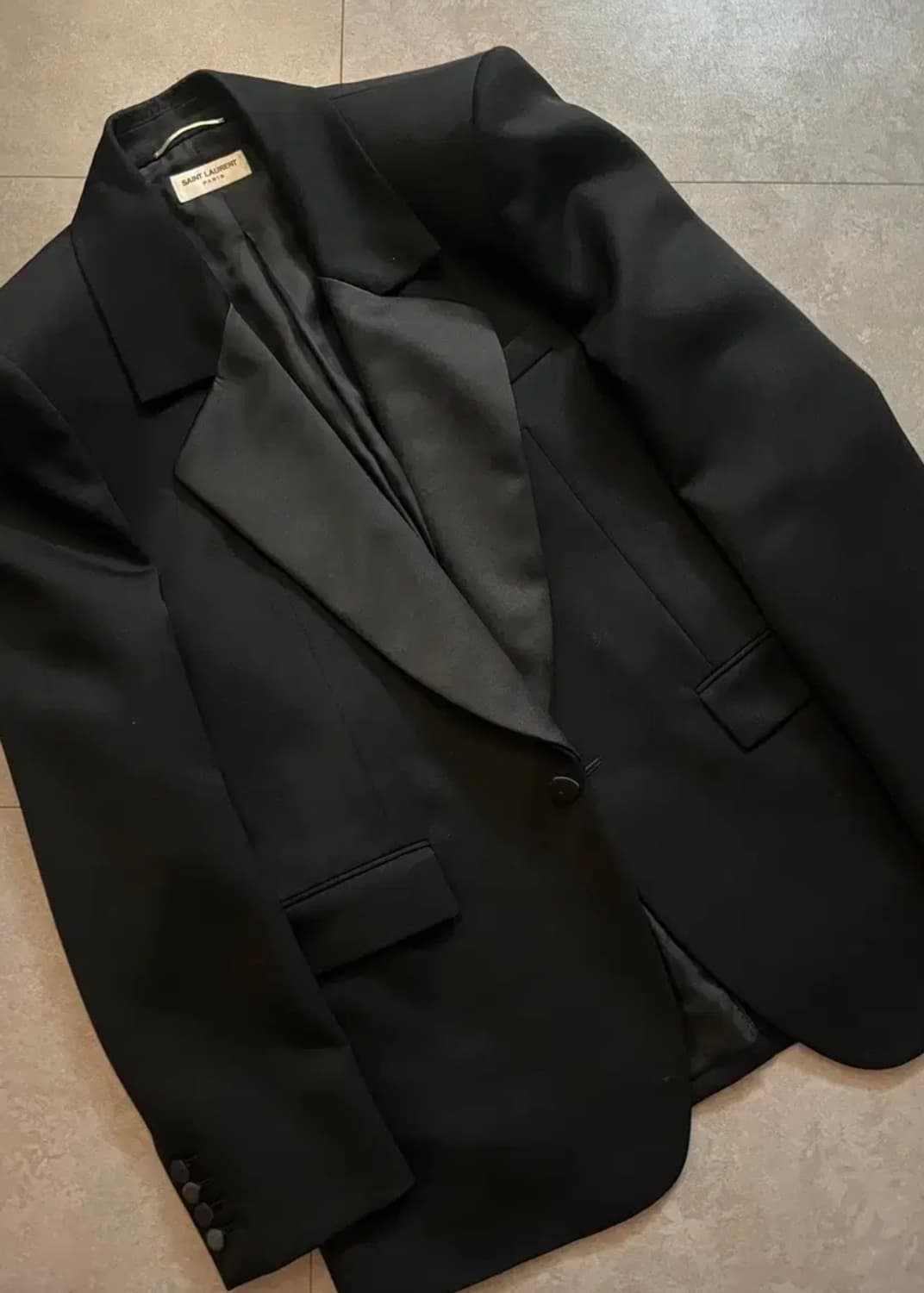 50 생로랑 새틴 블레이저 자켓 상품이미지1