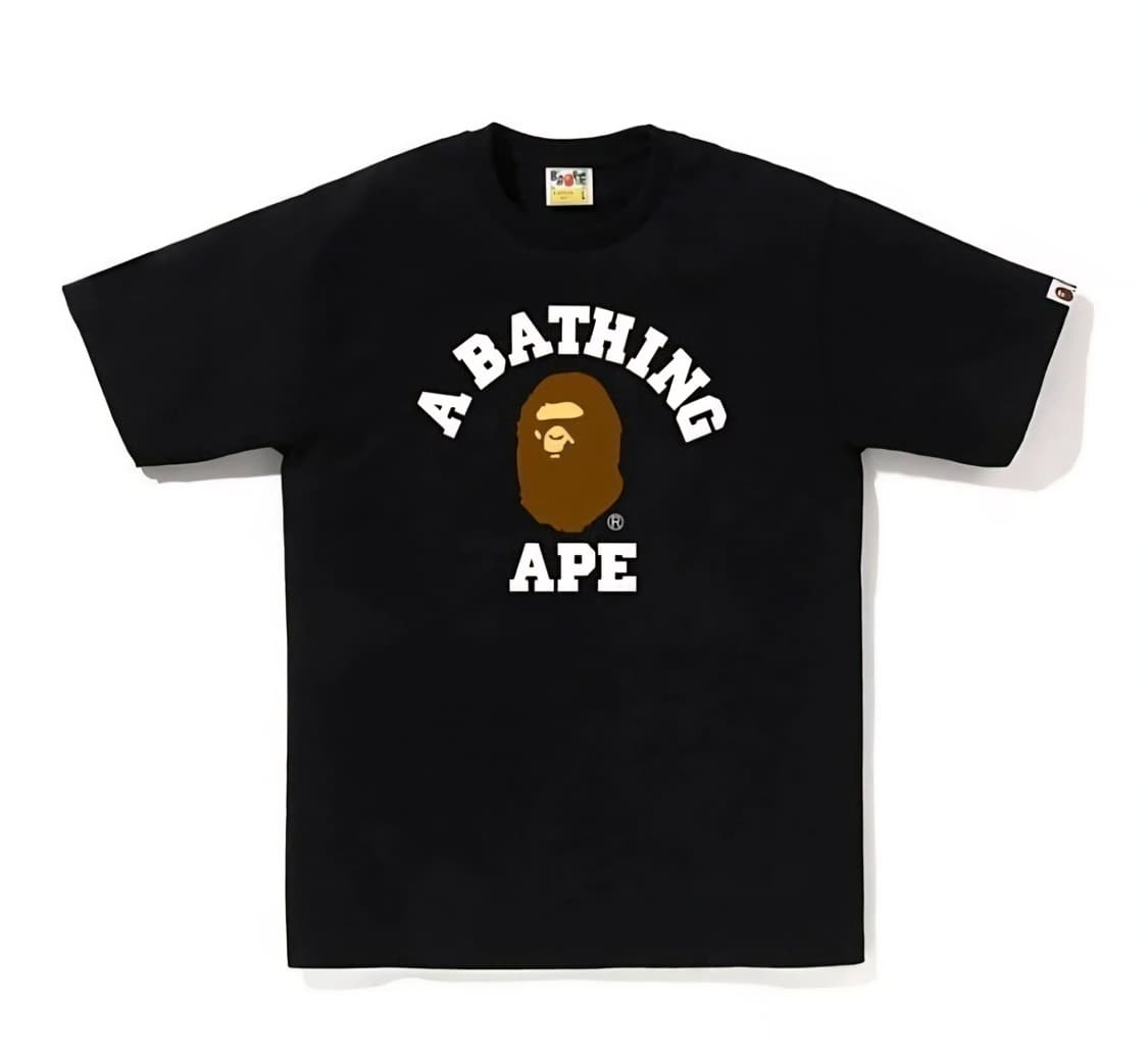 <특가>베이프 컬리지 로고 반팔티 (새상품) 상품이미지1