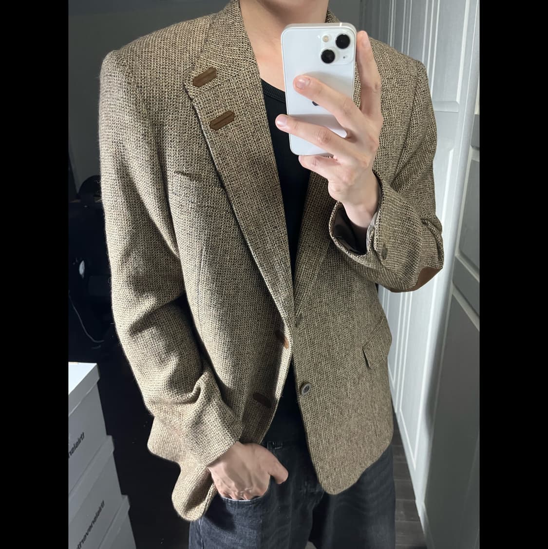 [100] DAKS 닥스 캐시미어 울 모직 블레이저 자켓 상품이미지1