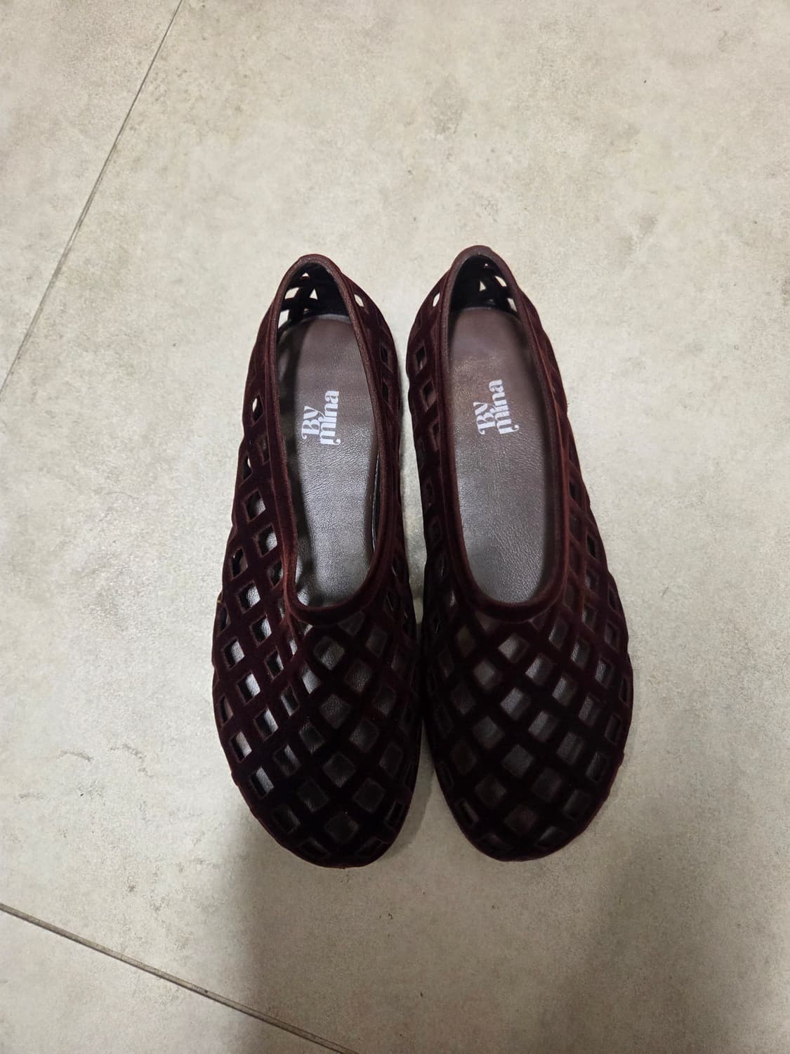 바이미나 bymina 젤리슈즈 버건디 38 상품이미지5