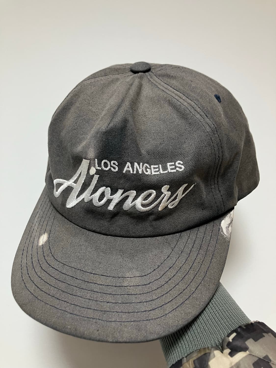 도넛리벤지 LA 6패널캡 볼캡 모자 그레이  상품이미지1