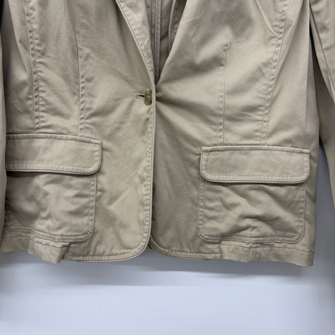 에디바우어 베이지 면 자켓 여성 S 상품이미지2