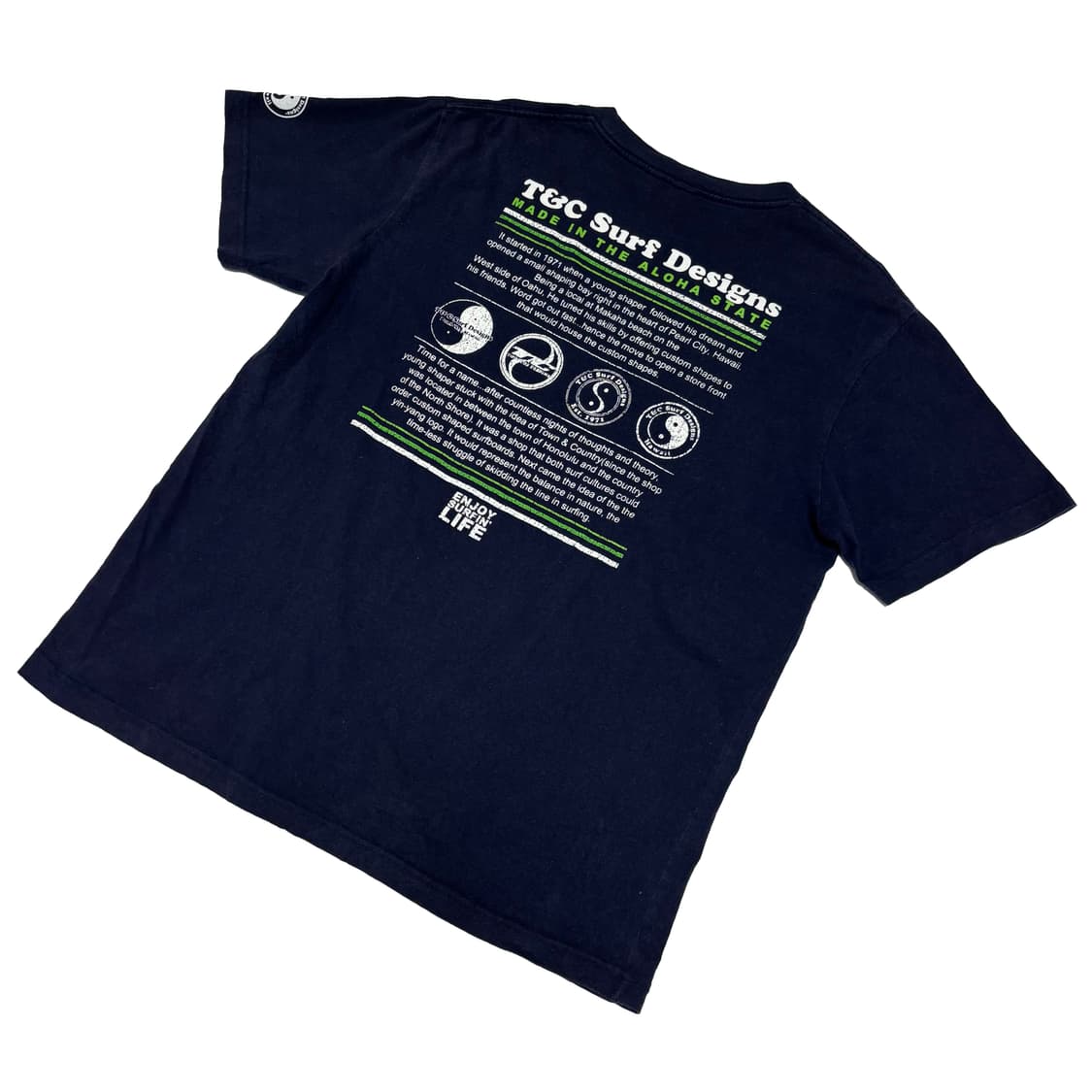 T&C 서프 디자인 히스토리 백 로고 티셔츠 상품이미지1
