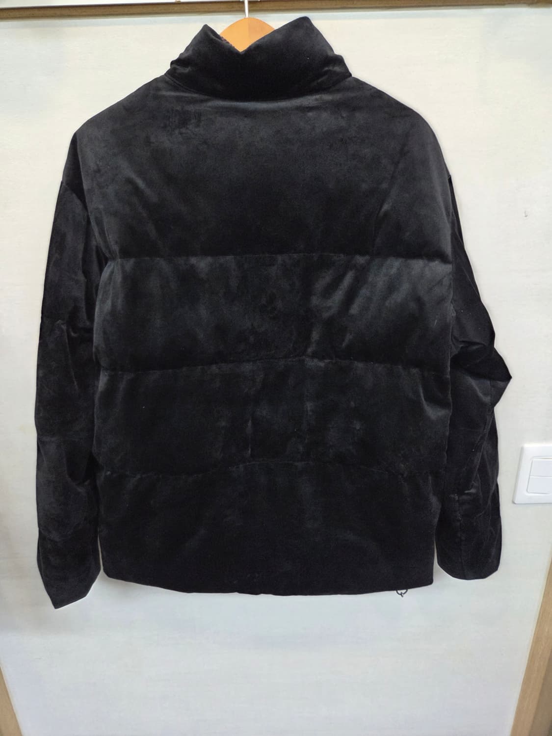 프리즘웍스 구스다운 벨벳 패딩 L 상품이미지2