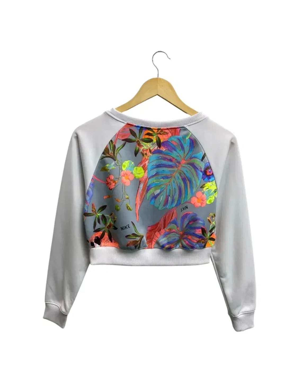 나이키 플로랄 크롭 스웻 맨투맨 XS 상품이미지3