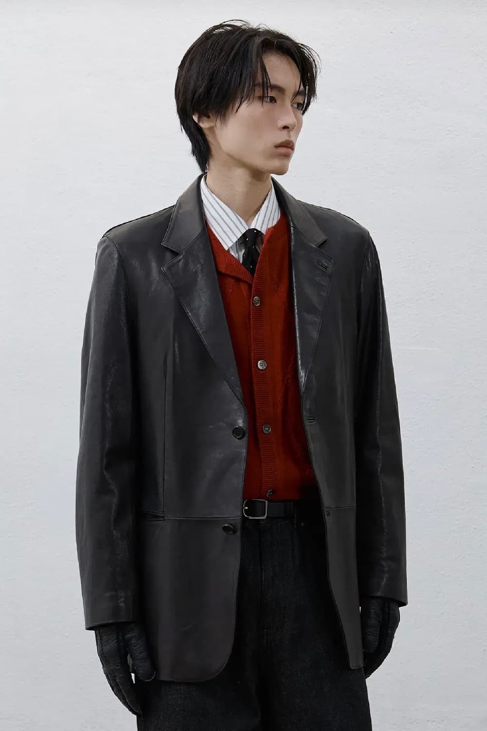 유스 / 25FW Leather Tailored Jacket / M 상품이미지1