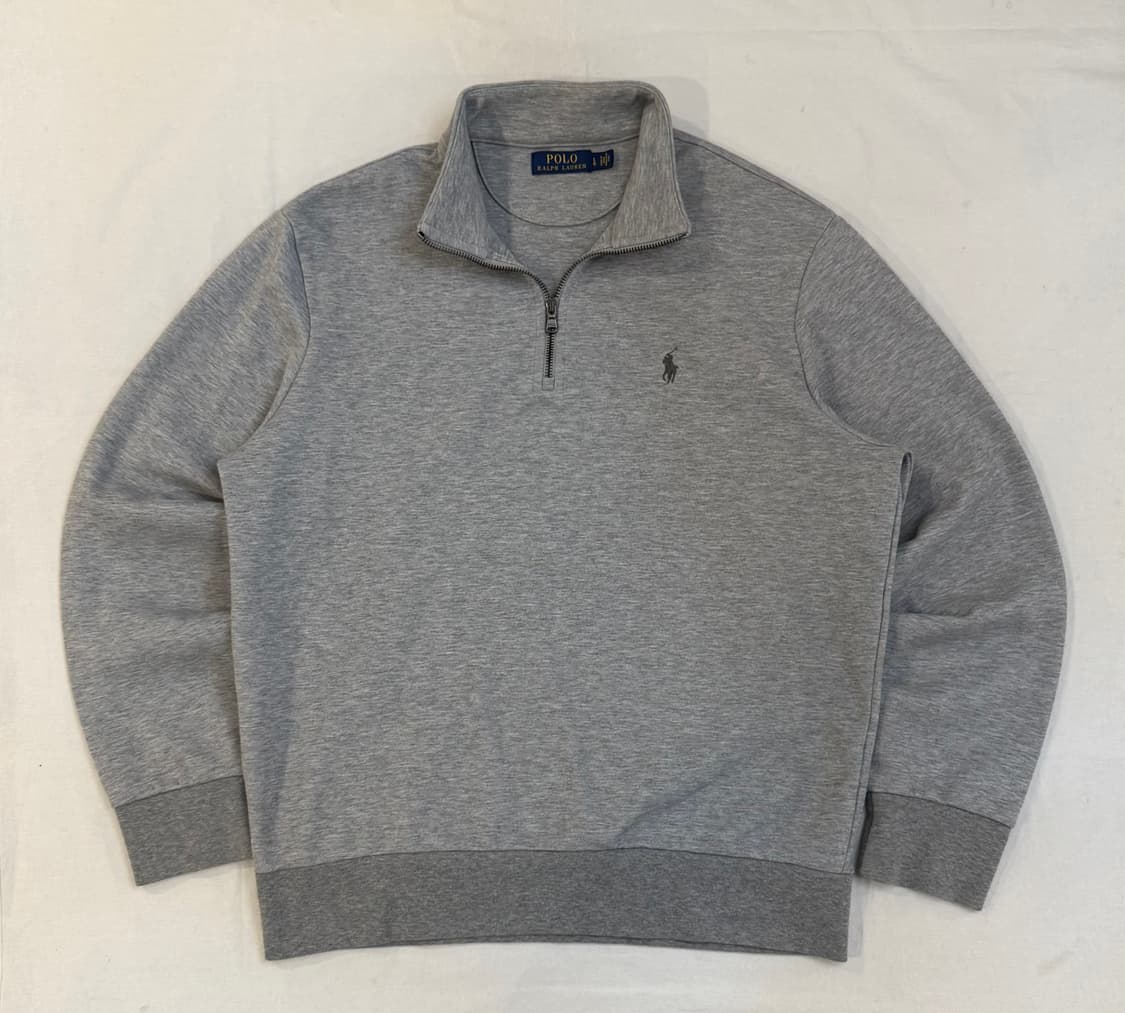 폴로 랄프로렌 반집업 스웻셔츠 맨투맨 그레이 상품이미지1