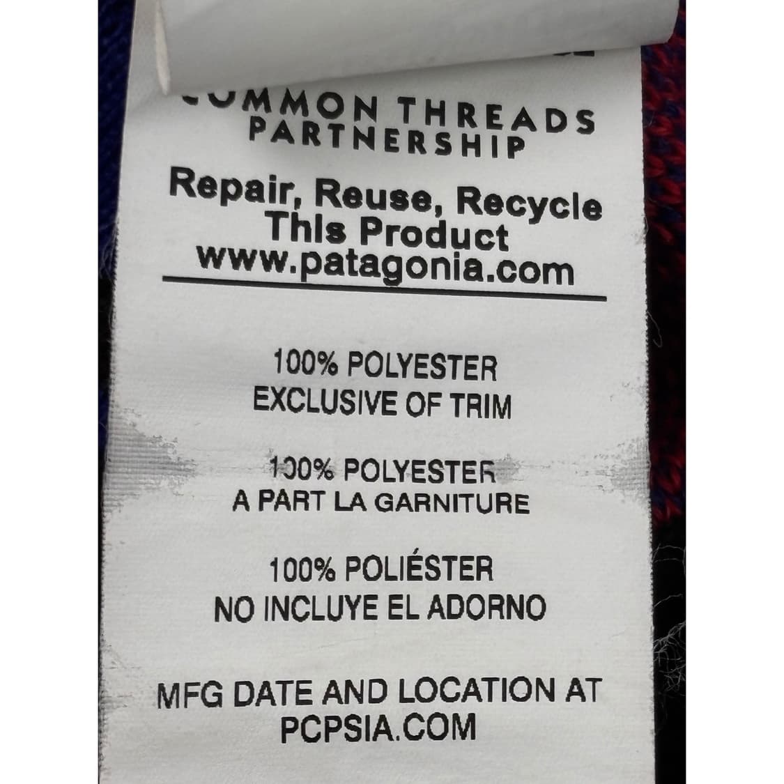 파타고니아 클래식 로고 비니 블랙/블루 상품이미지6