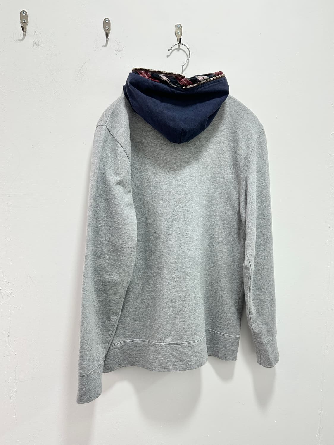 TK 2way check detail full hood zip 상품이미지8