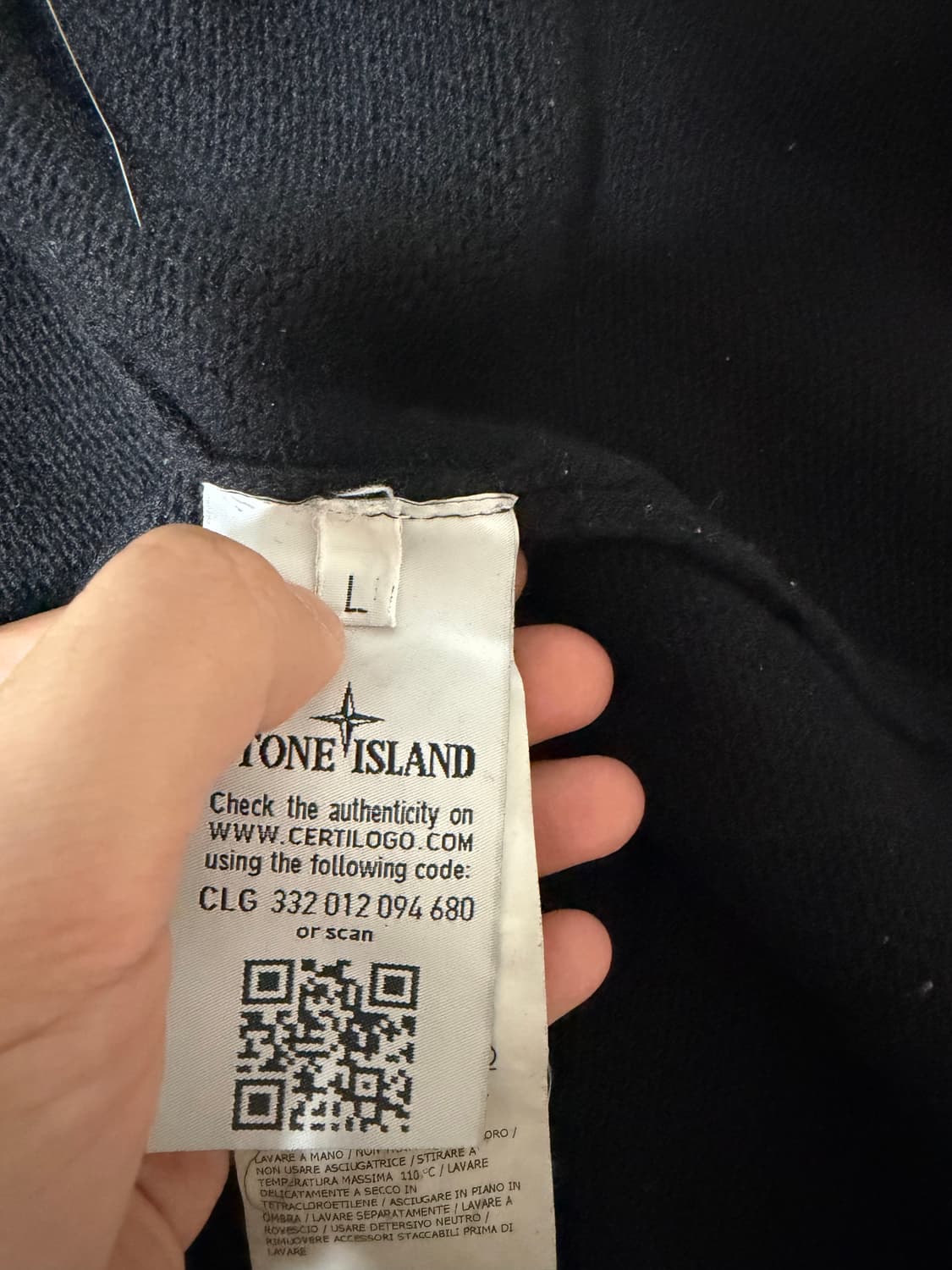 스톤아일랜드 니트집업 L 상품이미지3