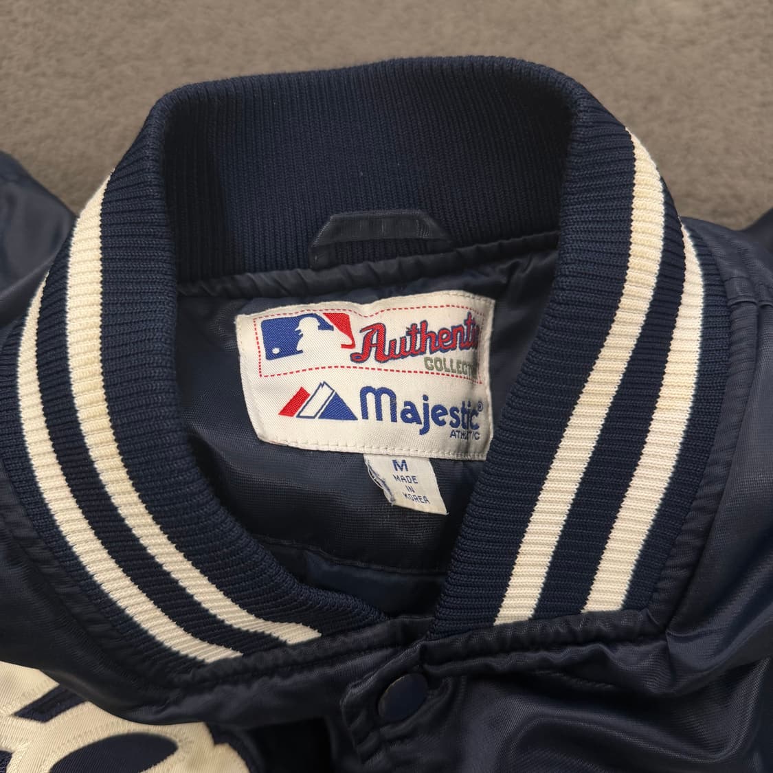 [ 정품/M ] 마제스틱 뉴욕양키스 스타디움 바시티 자켓 상품이미지5